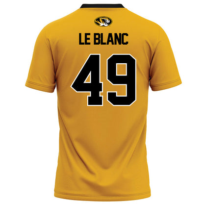 Missouri - NCAA Football : Brett Le Blanc - Gold Football Jersey