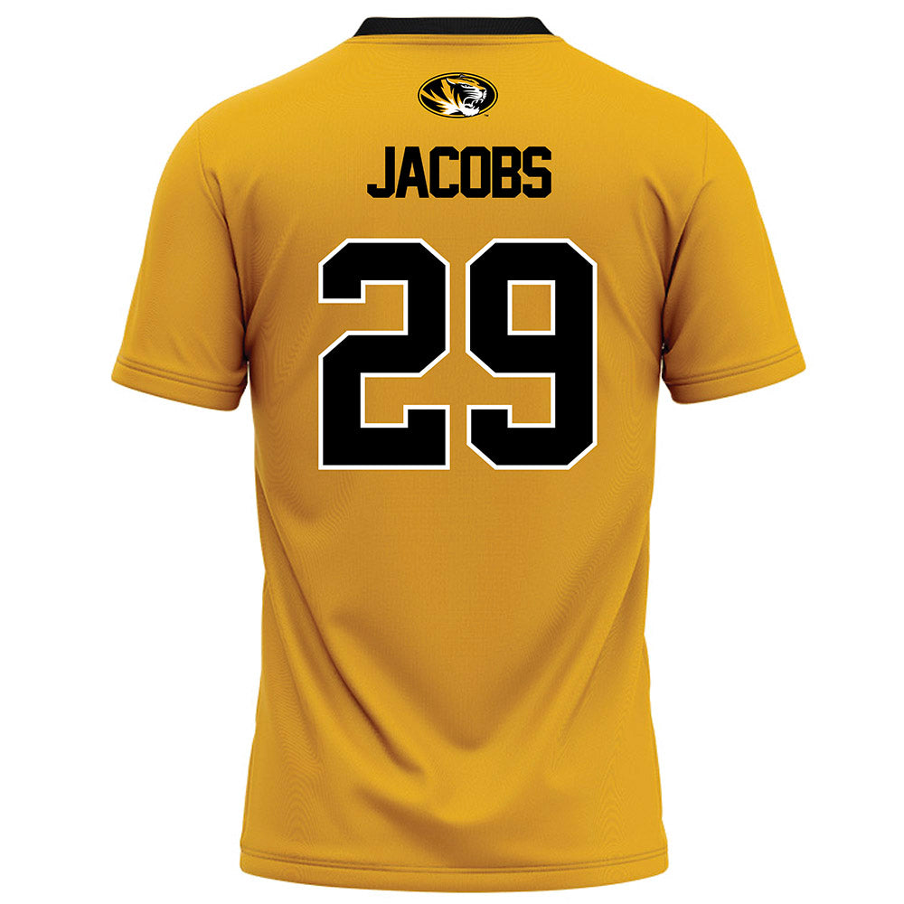 Missouri - NCAA Football : Khalil Jacobs - Gold Football Jersey