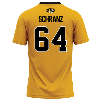Missouri - NCAA Football : Joseph Schranz - Gold Football Jersey-1