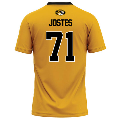 Missouri - NCAA Football : Ryan Jostes - Gold Football Jersey