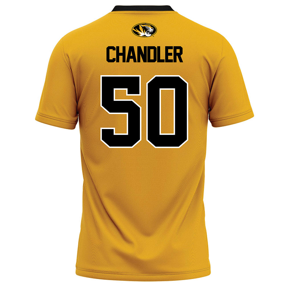 Missouri - NCAA Football : Talan Chandler - Gold Football Jersey