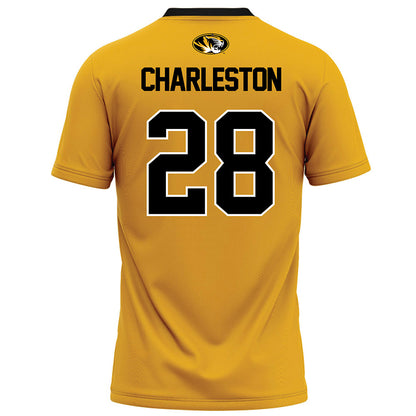 Missouri - NCAA Football : Joseph Charleston - Gold Football Jersey