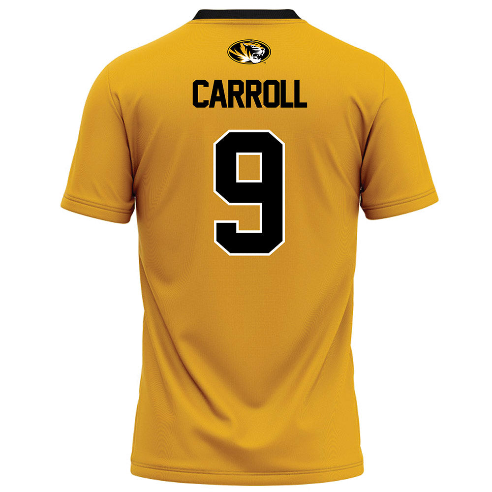 Missouri - NCAA Football : Marcus Carroll - Gold Football Jersey