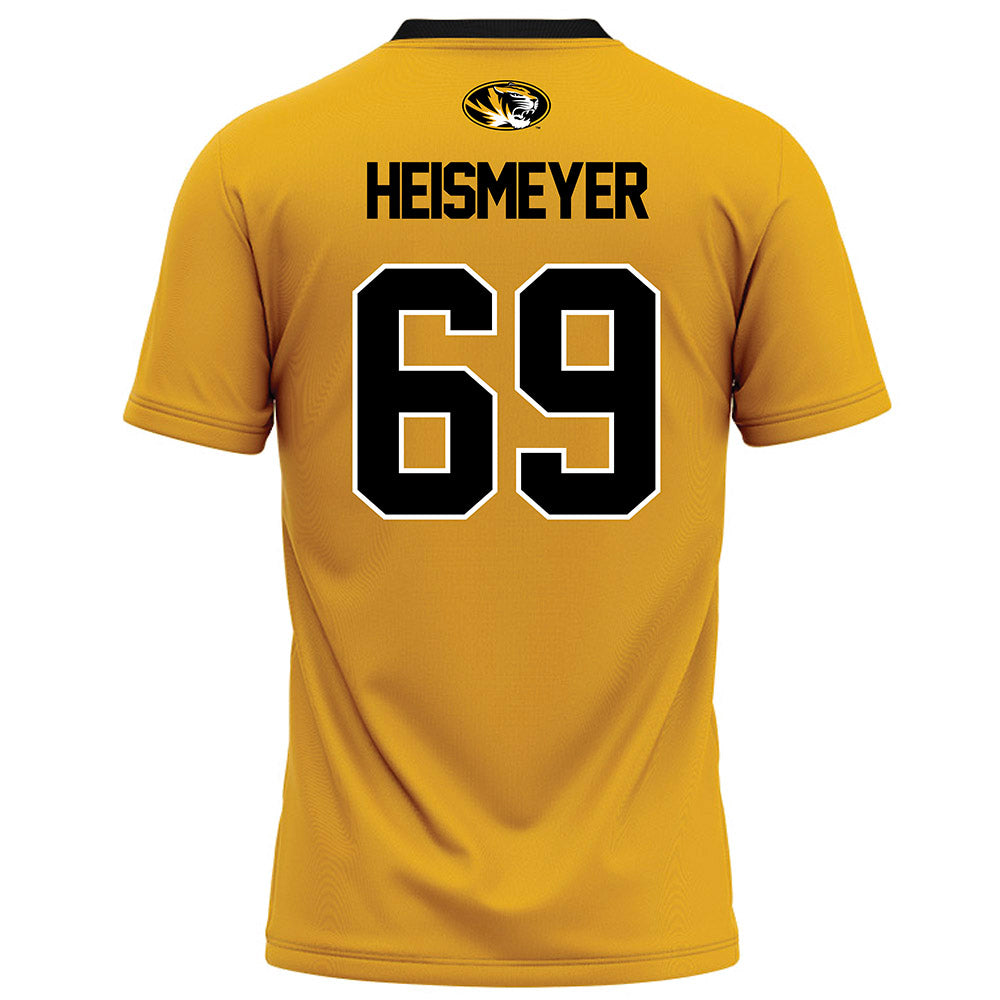 Missouri - NCAA Football : Drake Heismeyer - Gold Football Jersey