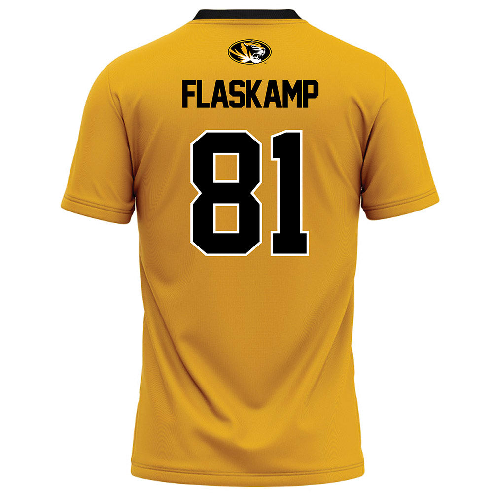 Missouri - NCAA Football : Noah Flaskamp - Gold Football Jersey