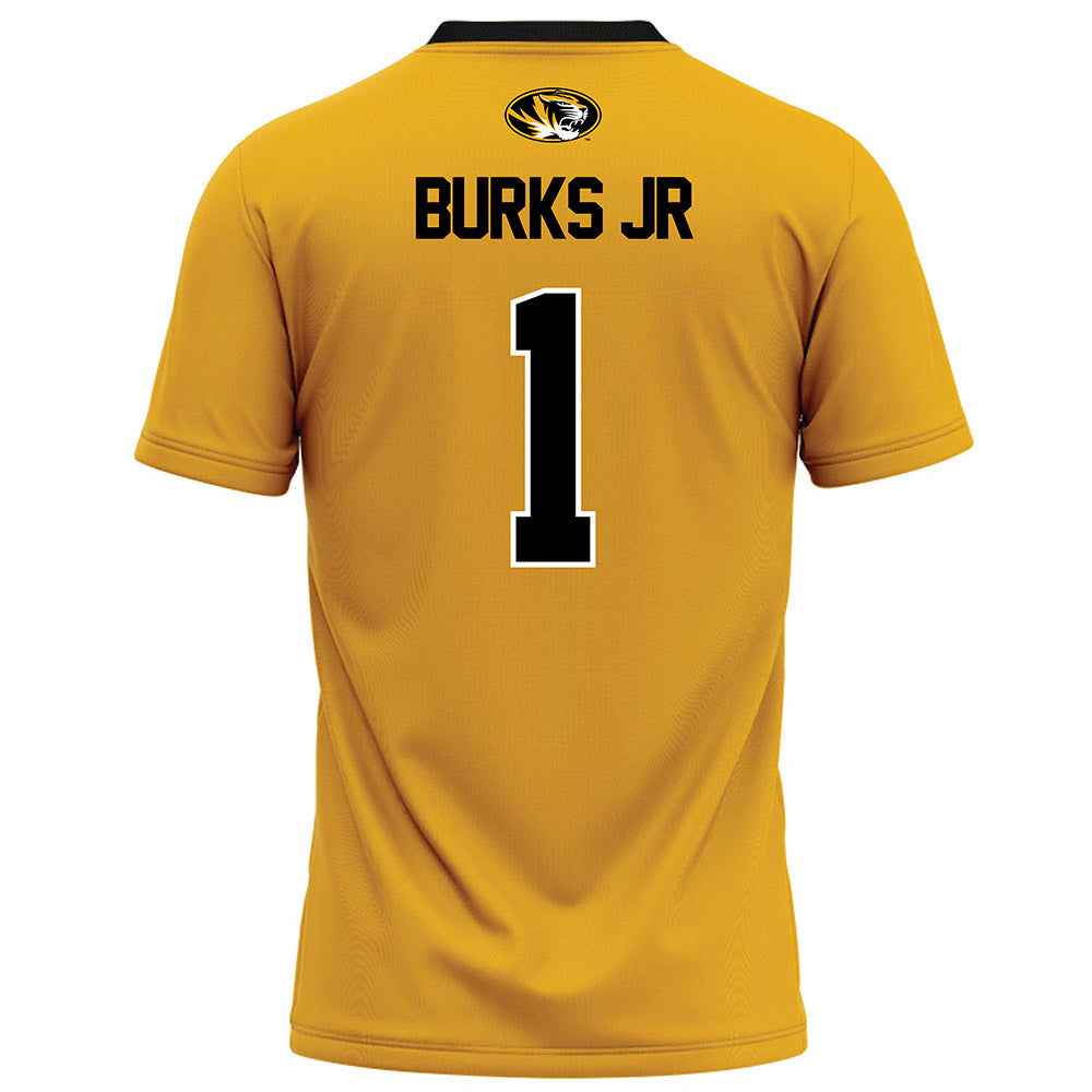 Missouri - NCAA Football : Marvin Burks Jr - Gold Football Jersey