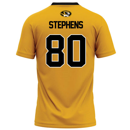 Missouri - NCAA Football : Tyler Stephens - Gold Football Jersey