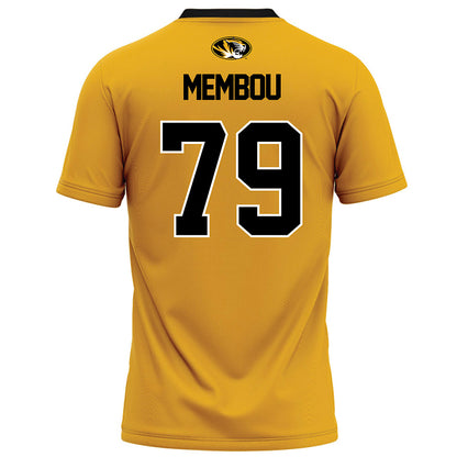 Missouri - NCAA Football : Armand Membou - Gold Football Jersey