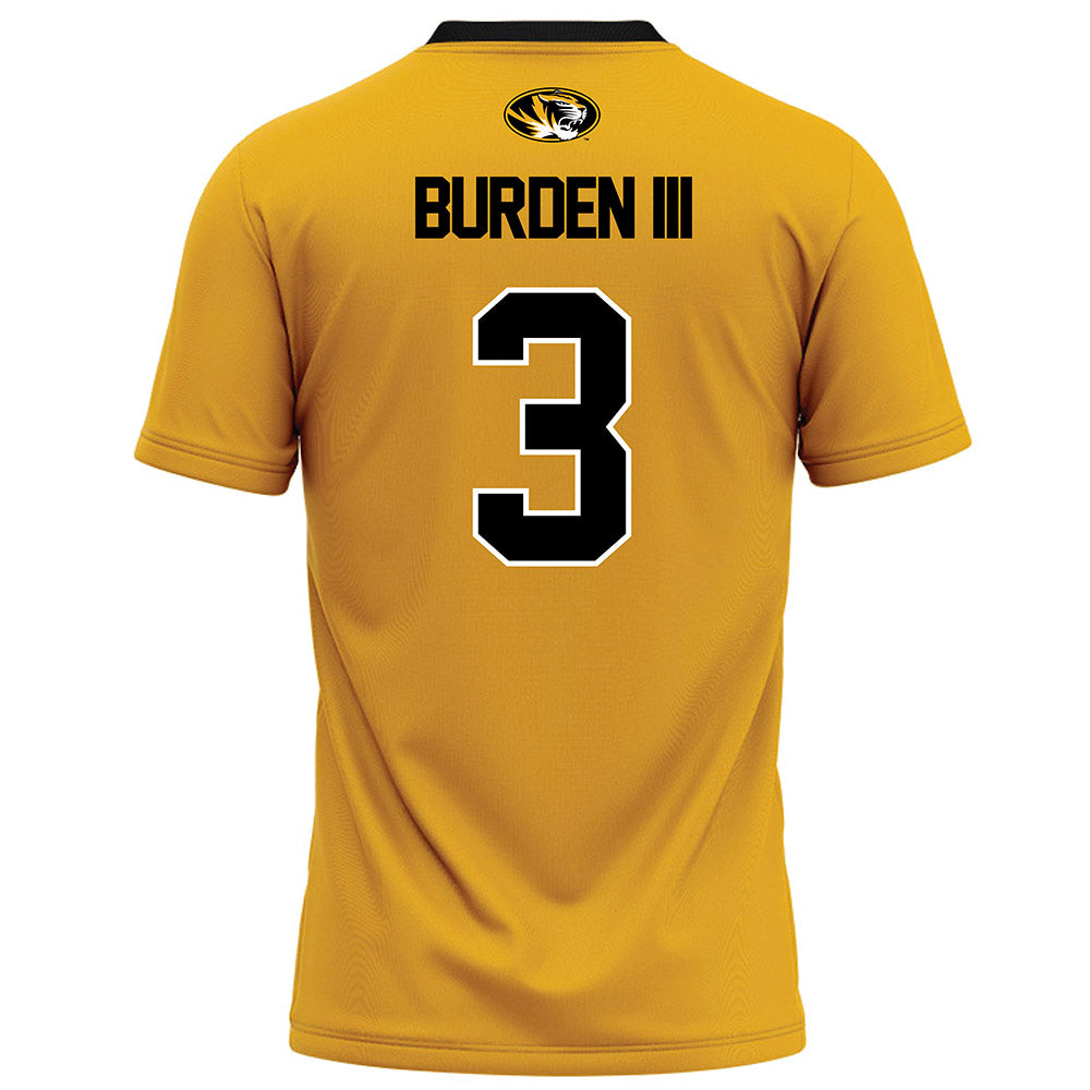 Missouri - NCAA Football : Luther Burden III - Gold Football Jersey