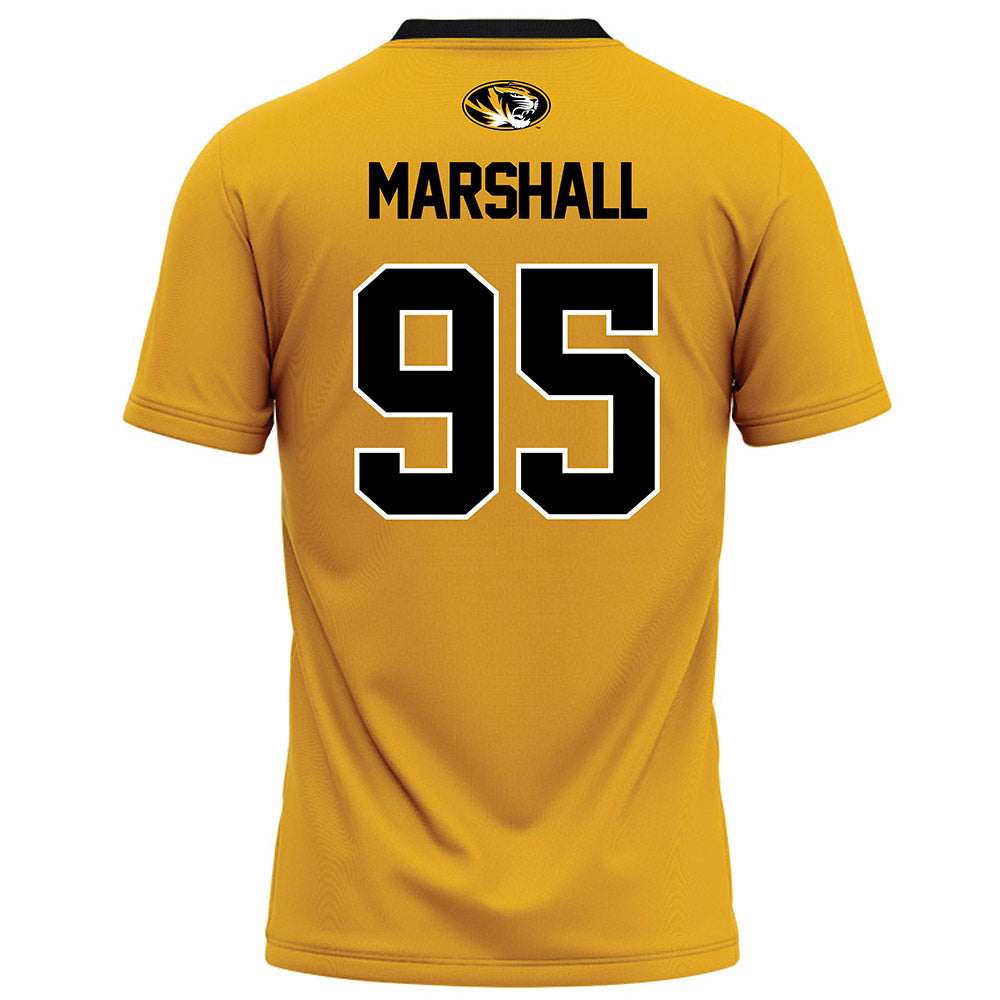 Missouri - NCAA Football : Jalen Marshall - Gold Football Jersey