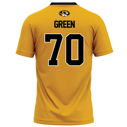 Missouri - NCAA Football : Cayden Green - Gold Football Jersey