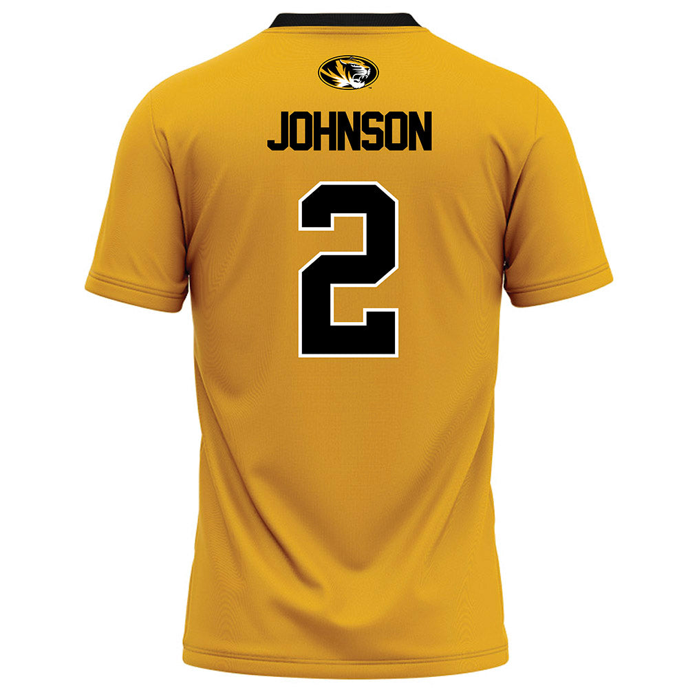 Missouri - NCAA Football : Marquis Johnson - Gold Football Jersey