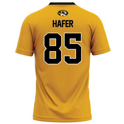 Missouri - NCAA Football : Whit Hafer - Gold Football Jersey