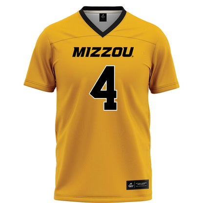 Missouri - NCAA Football : Trevez Johnson - Gold Football Jersey