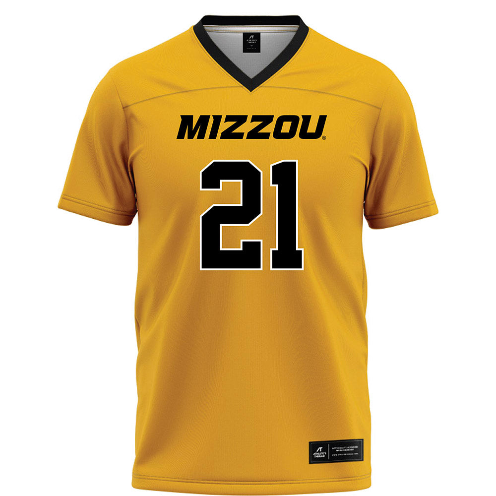 Missouri - NCAA Football : Samuel Horn - Gold Football Jersey