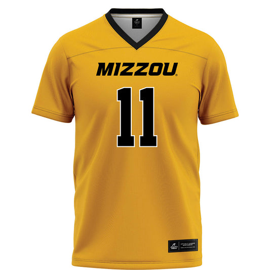 Missouri - NCAA Football : Kewan Lacy - Gold Football Jersey