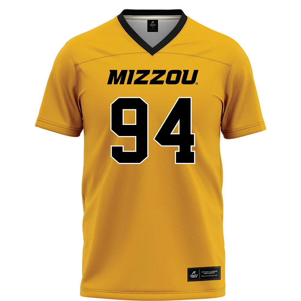 Missouri - NCAA Football : Samuel Williams - Gold Football Jersey