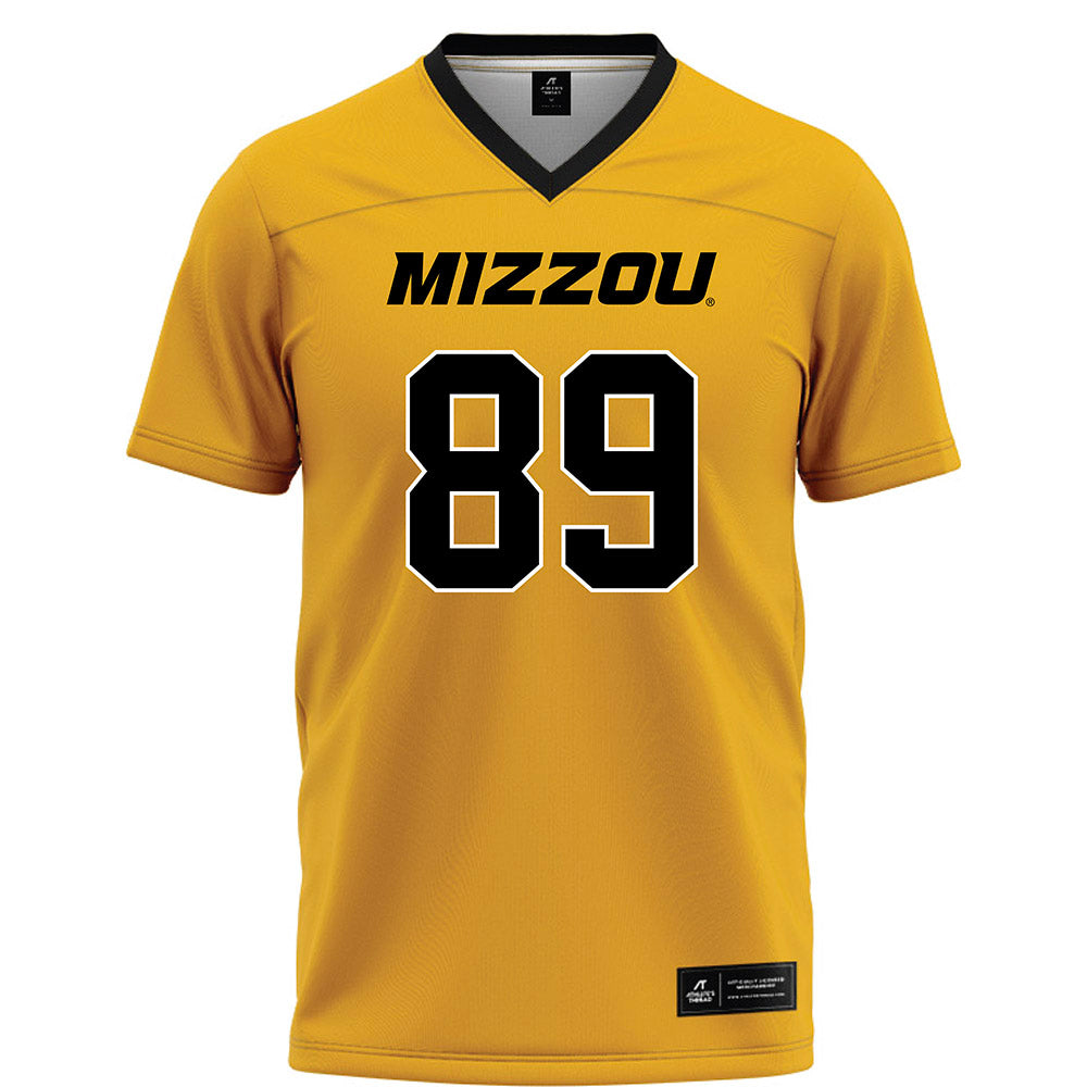 Missouri - NCAA Football : Jude James - Gold Football Jersey