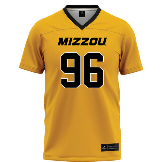 Missouri - NCAA Football : Nick Quadrini - Gold Football Jersey