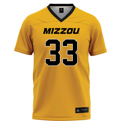 Missouri - NCAA Football : Bryce Jackson - Gold Football Jersey