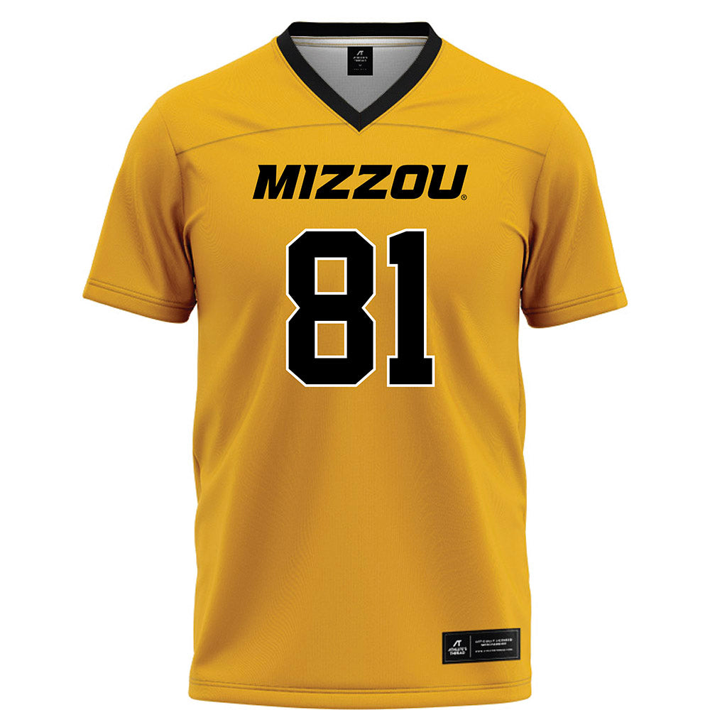 Missouri - NCAA Football : Noah Flaskamp - Gold Football Jersey