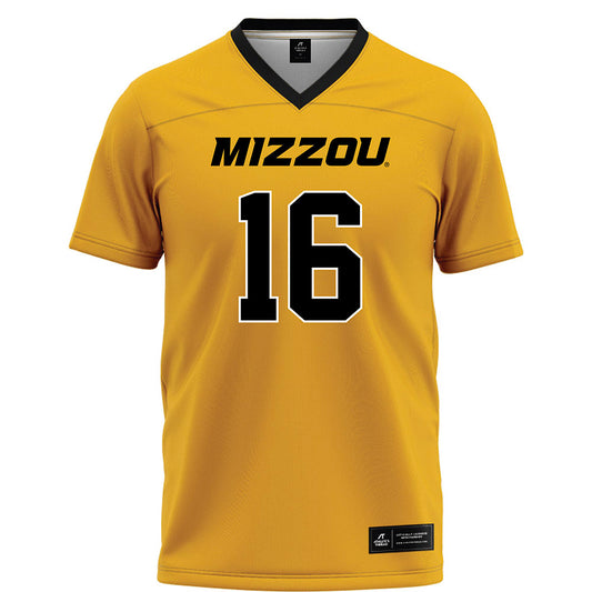 Missouri - NCAA Football : Daniel Blood - Gold Football Jersey