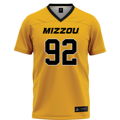 Missouri - NCAA Football : Brody Boehm - Gold Football Jersey