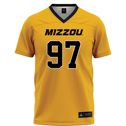 Missouri - NCAA Football : Orion Phillips - Gold Football Jersey