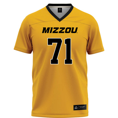 Missouri - NCAA Football : Ryan Jostes - Gold Football Jersey