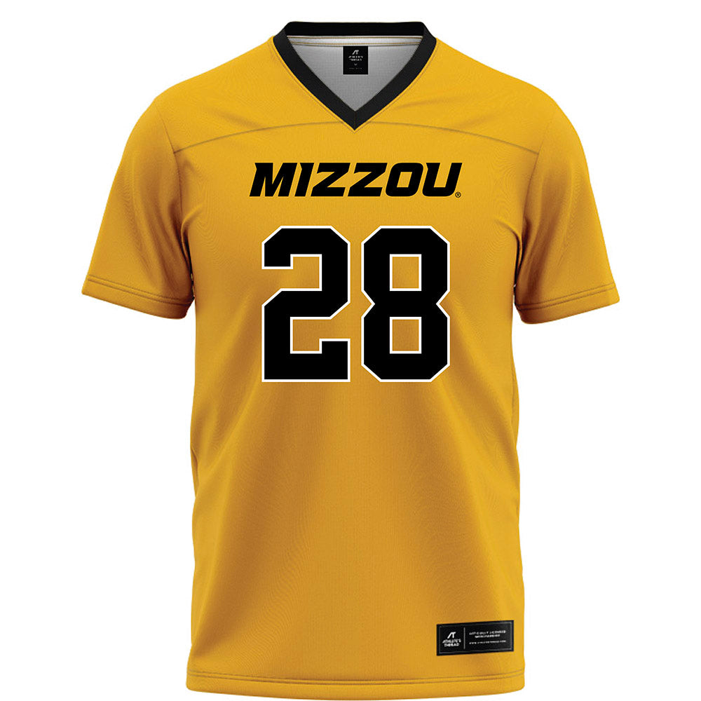 Missouri - NCAA Football : Joseph Charleston - Gold Football Jersey