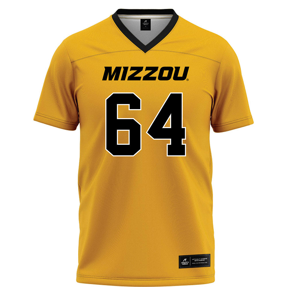 Missouri - NCAA Football : Joseph Schranz - Gold Football Jersey-0
