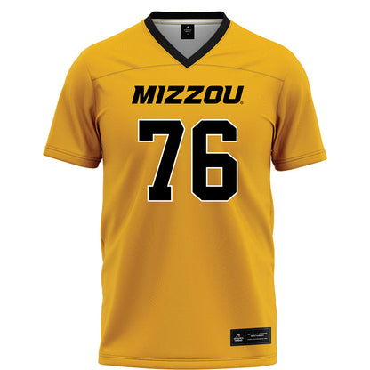 Missouri - NCAA Football : Jayven Richardson - Gold Football Jersey