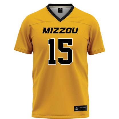 Missouri - NCAA Football : Santana Banner - Gold Football Jersey-0