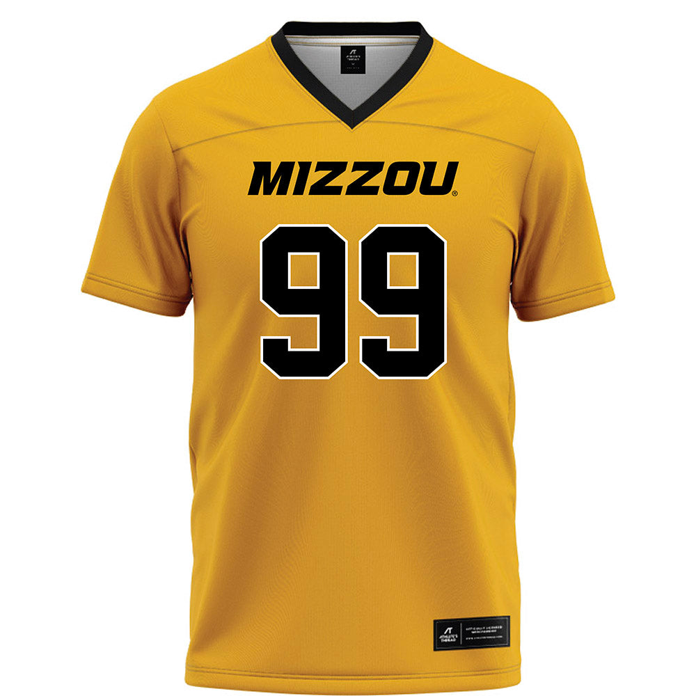 Missouri - NCAA Football : Jadon Frick - Gold Football Jersey