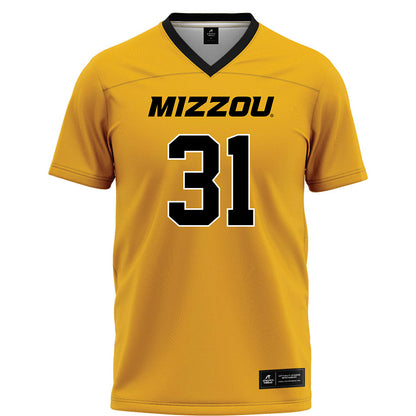 Missouri - NCAA Football : Anthony Favrow - Gold Football Jersey-0