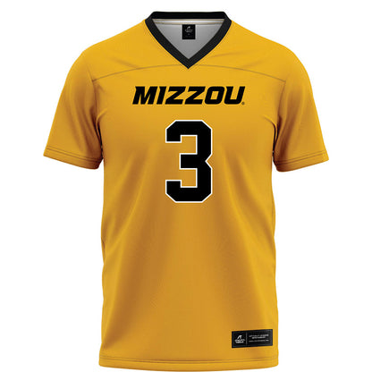 Missouri - NCAA Football : Luther Burden III - Gold Football Jersey