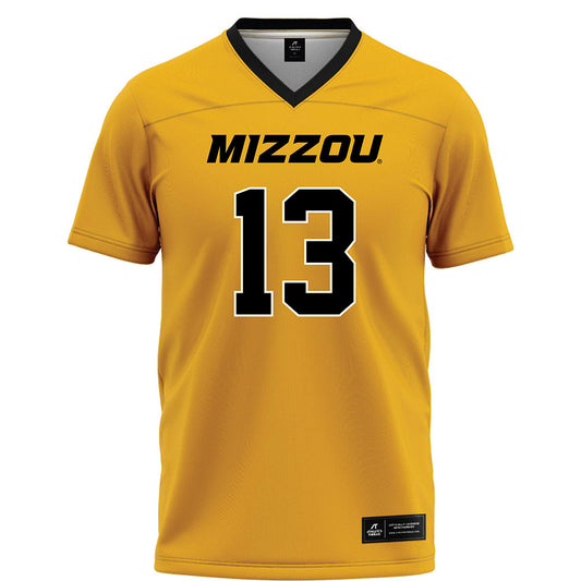 Missouri - NCAA Football : Aidan Glover - Gold Football Jersey