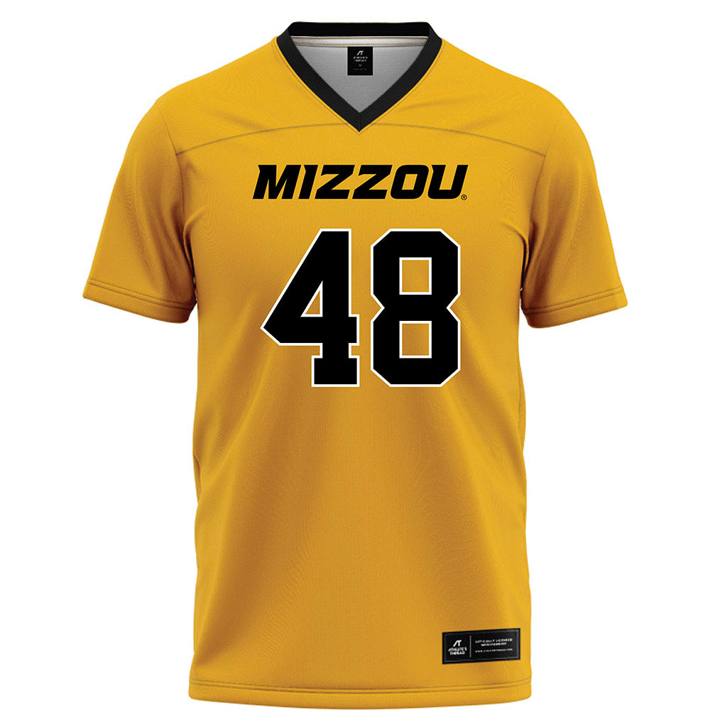 Missouri - NCAA Football : Brady Hultman - Gold Football Jersey