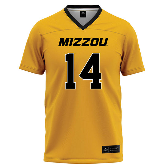 Missouri - NCAA Football : Triston Newson - Gold Football Jersey