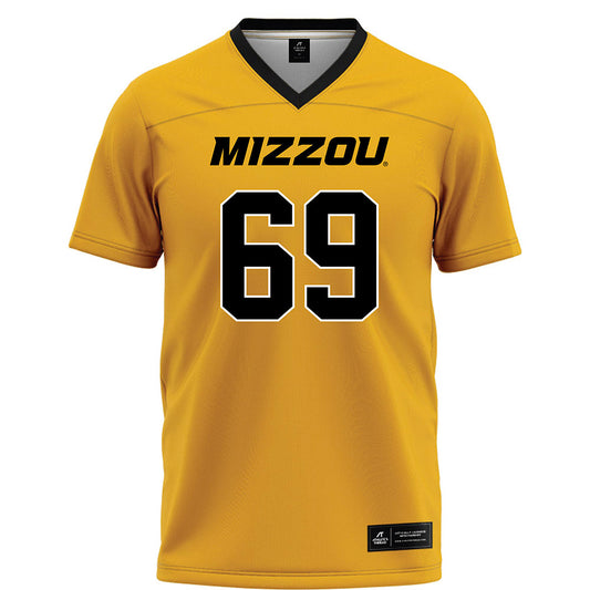 Missouri - NCAA Football : Drake Heismeyer - Gold Football Jersey