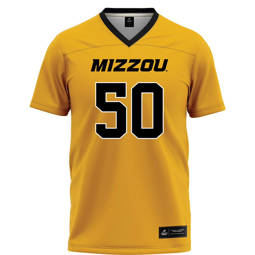 Missouri - NCAA Football : Talan Chandler - Gold Football Jersey