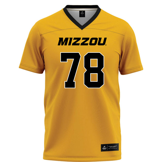 Missouri - NCAA Football : Brandon Solis - Gold Football Jersey