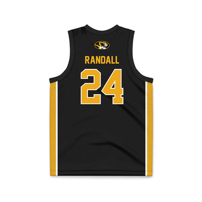 Missouri - NCAA Men's Basketball : Nicholas Randall - Black Basketball Jersey-1