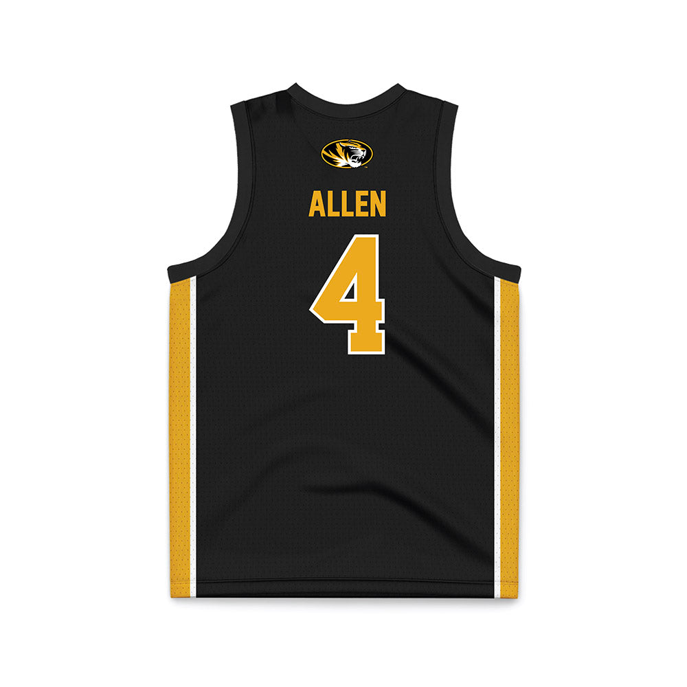 Missouri - NCAA Men's Basketball : Marcus Allen - Black Basketball Jersey-1