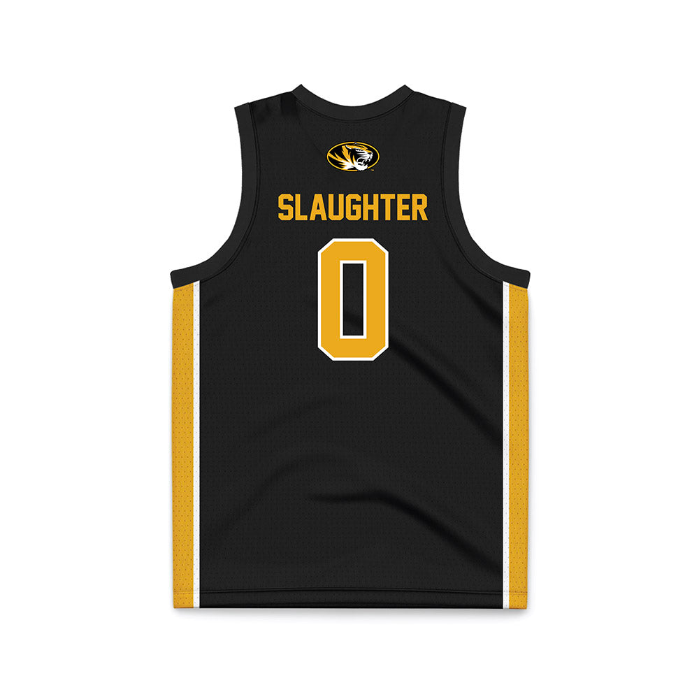 Missouri - NCAA Women's Basketball : Grace Slaughter - Black Basketball Jersey