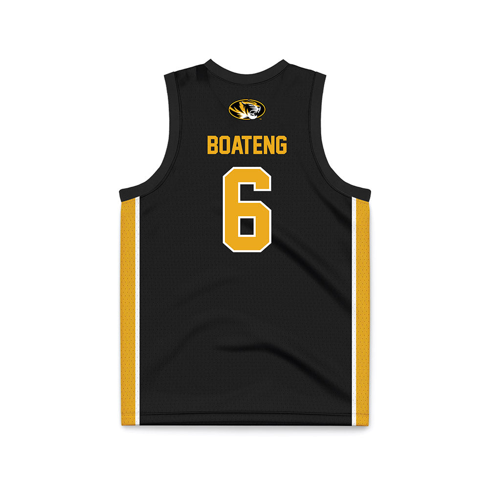 Missouri - NCAA Men's Basketball : Annor Boateng - Black Basketball Jersey-1