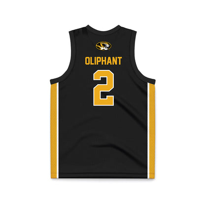 Missouri - NCAA Women's Basketball : Londyn Oliphant - Black Basketball Jersey-1