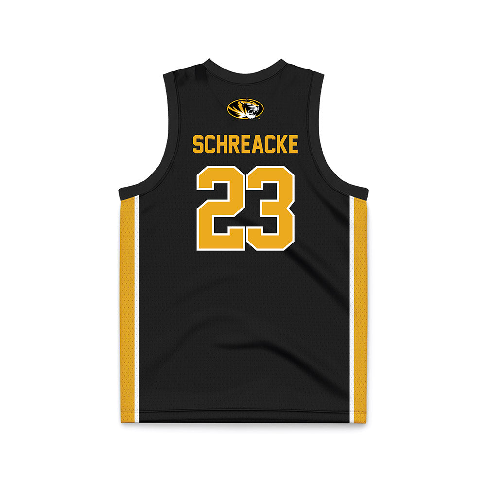 Missouri - NCAA Women's Basketball : Abbey Schreacke - Black Basketball Jersey