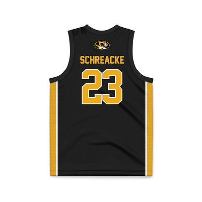 Missouri - NCAA Women's Basketball : Abbey Schreacke - Black Basketball Jersey