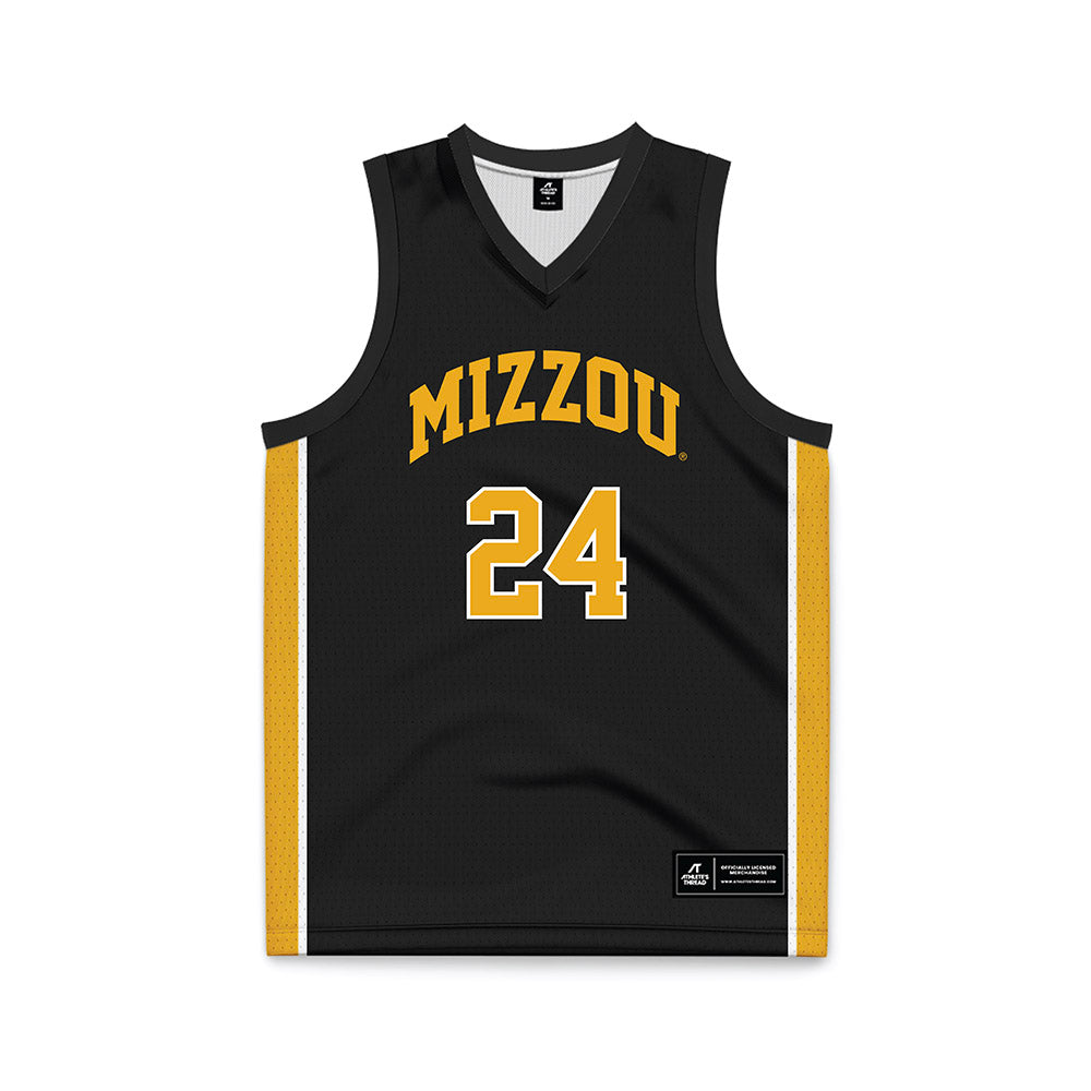 Missouri - NCAA Men's Basketball : Nicholas Randall - Black Basketball Jersey-0